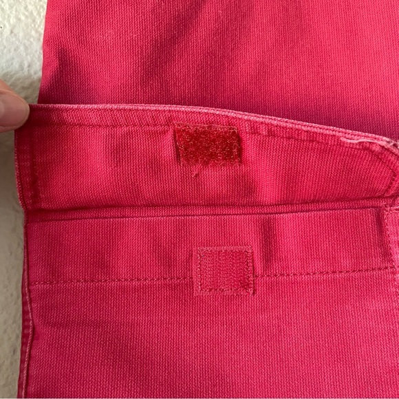 Marsh Landing Denim Cargo Shorts Women’s 14 Petite Red High Waisted 90s Casual - Picture 7 of 16